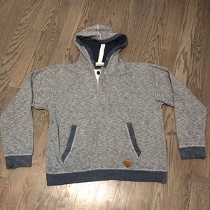 Ocean Current Gray hooded sweatshirt Size XL